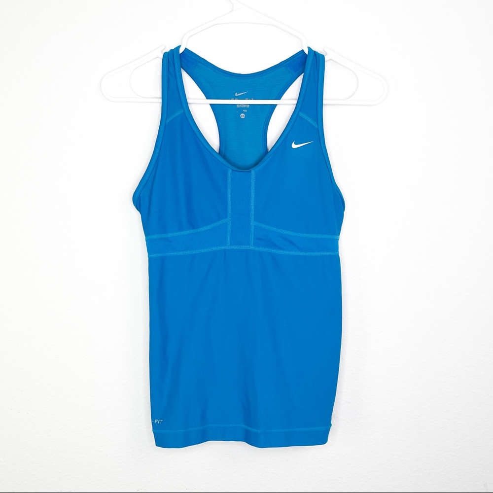 Blue Nike Dri Fit Tank Top